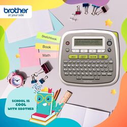 Brother PTD200AR Label Printer Portable Maker English Arabic  Farsi Keyboard Up to 12mm